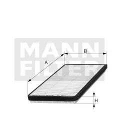 Mann-Filter CU2136 Pollenszűrő