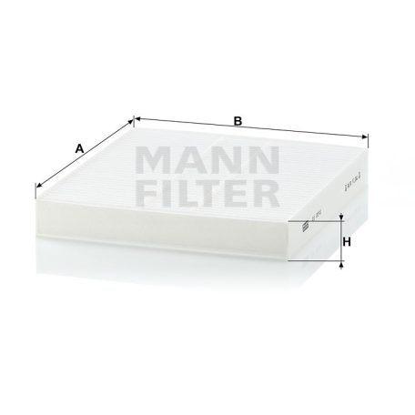 Mann-Filter CU2141 Pollenszűrő