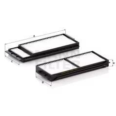 Mann-Filter CU22001-2 Pollenszűrő