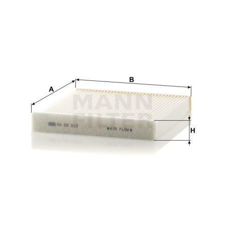 Mann-Filter CU22013 Pollenszűrő
