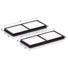 Mann-Filter CU23001-2 Pollenszűrő