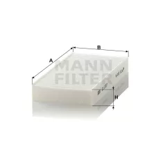 Mann-Filter CU2327/2 Pollenszűrő