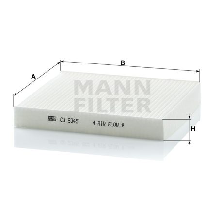 Mann-Filter CU2345 Pollenszűrő