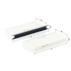 Mann-Filter CU2418/2 Pollenszűrő