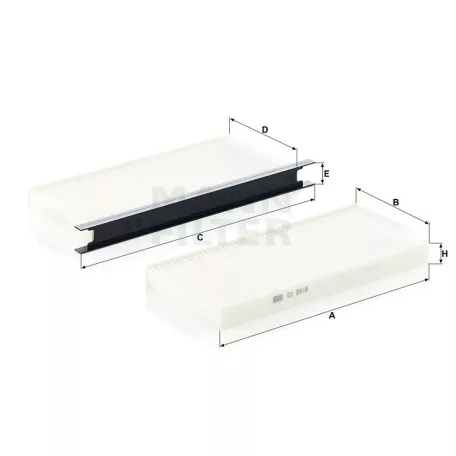 Mann-Filter CU2418/2 Pollenszűrő