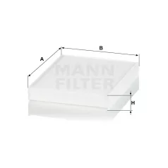 Mann-Filter CU2433 Pollenszűrő