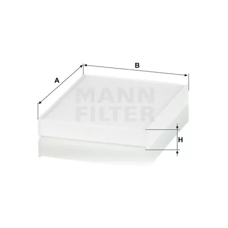 Mann-Filter CU2433 Pollenszűrő