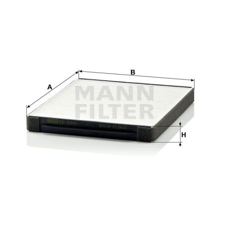 Mann-Filter CU2441 Pollenszűrő