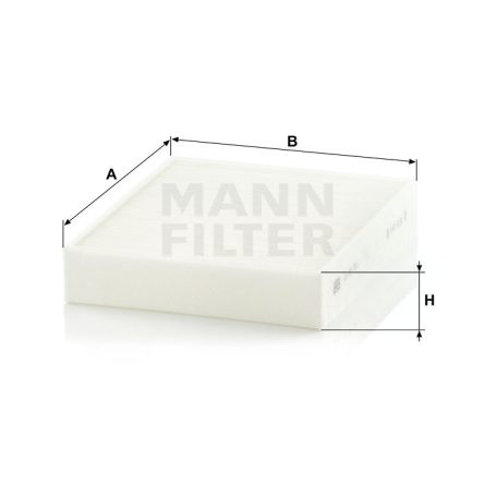 Mann-Filter CU25001 Pollenszűrő
