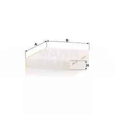 Mann-Filter CU25003 Pollenszűrő