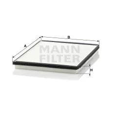 Mann-Filter CU2530 Pollenszűrő