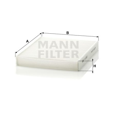 Mann-Filter CU2533-2 Pollenszűrő