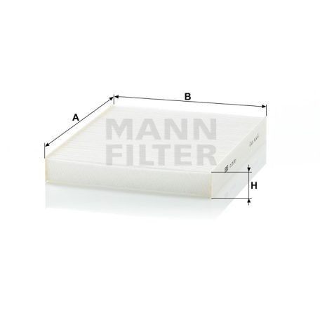 Mann-Filter CU26001 Pollenszűrő