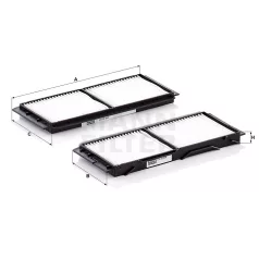 Mann-Filter CU26008-2 Pollenszűrő