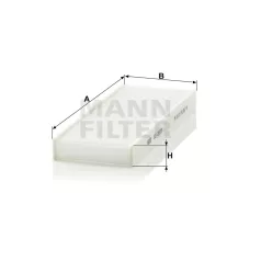 Mann-Filter CU2623 Pollenszűrő