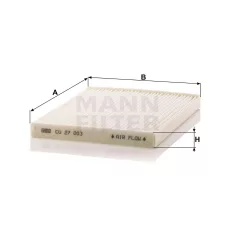 Mann-Filter CU27003 Pollenszűrő