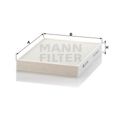 Mann-Filter CU2736-2 Pollenszűrő