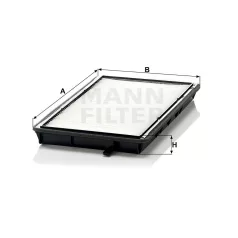 Mann-Filter CU2835 Pollenszűrő