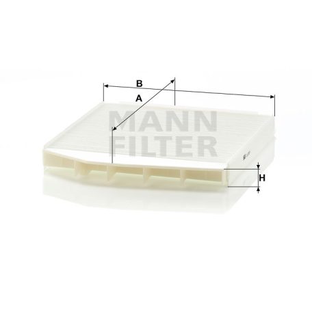Mann-Filter CU2855/1 Pollenszűrő