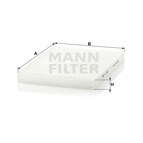 Mann-Filter CU2882 Pollenszűrő