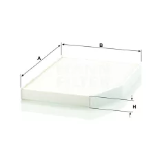 Mann-Filter CU29007 Pollenszűrő