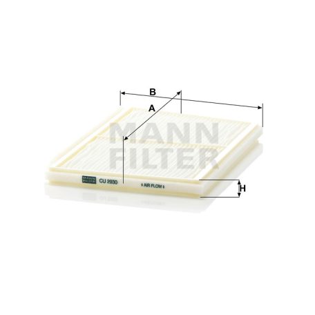 Mann-Filter CU2930 Pollenszűrő