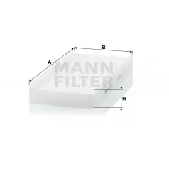 Mann-Filter CU3240 Pollenszűrő