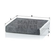 Mann-Filter CUK1827 Aktívszenes Pollenszűrő