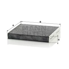 Mann-Filter CUK1919 Aktívszenes Pollenszűrő