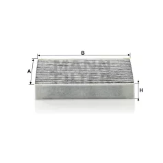 Mann-Filter CUK2030 Aktívszenes Pollenszűrő