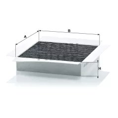 Mann-Filter CUK2032 Aktívszenes Pollenszűrő