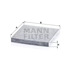 Mann-Filter CUK22021 Aktívszenes Pollenszűrő