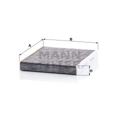 Mann-Filter CUK22032 Aktívszenes Pollenszűrő