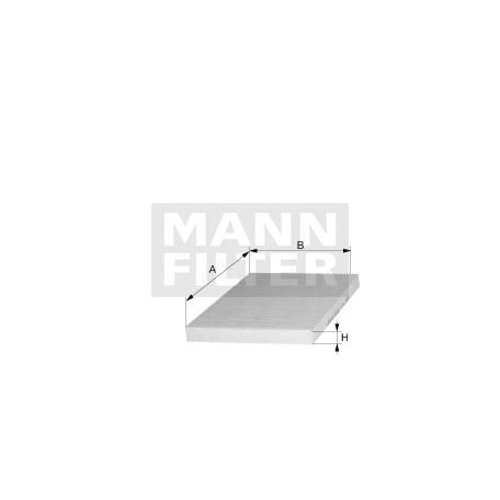 Mann-Filter CUK2232/1 Aktívszenes Pollenszűrő