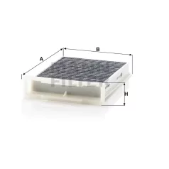 Mann-Filter CUK2317 Aktívszenes Pollenszűrő