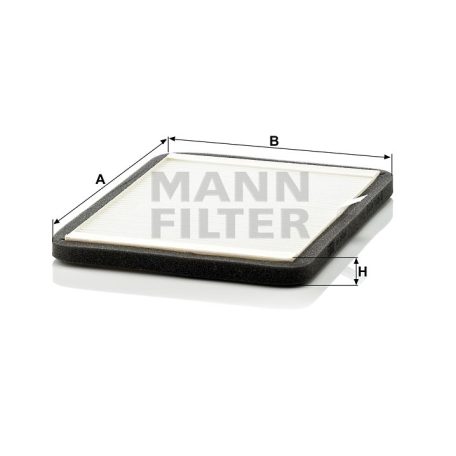 Mann-Filter CUK2424 Aktívszenes Pollenszűrő
