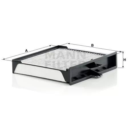Mann-Filter CUK2430 Aktívszenes Pollenszűrő