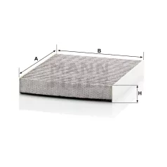 Mann-Filter CUK2442 Aktívszenes Pollenszűrő