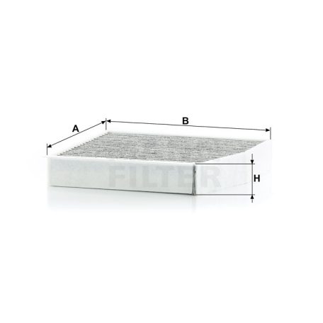 Mann-Filter CUK26007 Aktívszenes Pollenszűrő