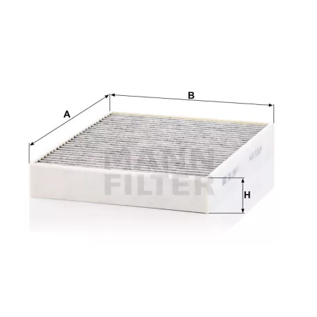 Mann-Filter CUK2847/1 Aktívszenes Pollenszűrő