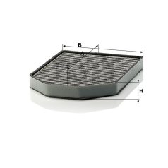 Mann-Filter CUK2949-2 Aktívszenes Pollenszűrő
