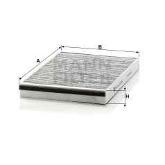 Mann-Filter CUK3054 Aktívszenes Pollenszűrő