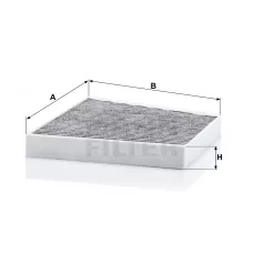 Mann-Filter CUK3172 Aktívszenes Pollenszűrő