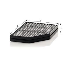Mann-Filter CUK32001 Aktívszenes Pollenszűrő