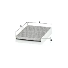 Mann-Filter CUK32008 Aktívszenes Pollenszűrő