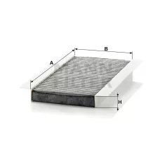 Mann-Filter CUK3337 Aktívszenes Pollenszűrő