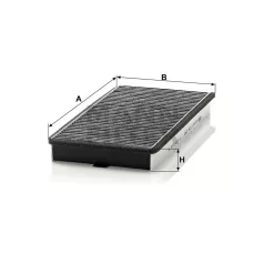 Mann-Filter CUK3340 Aktívszenes Pollenszűrő