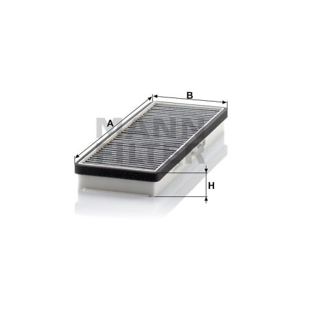 Mann-Filter CUK3823 Aktívszenes Pollenszűrő