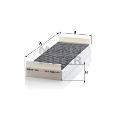 Mann-Filter CUK4795 Aktívszenes Pollenszűrő
