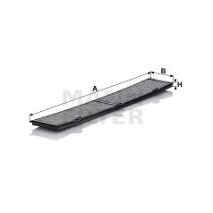 Mann-Filter CUK8430 Aktívszenes Pollenszűrő